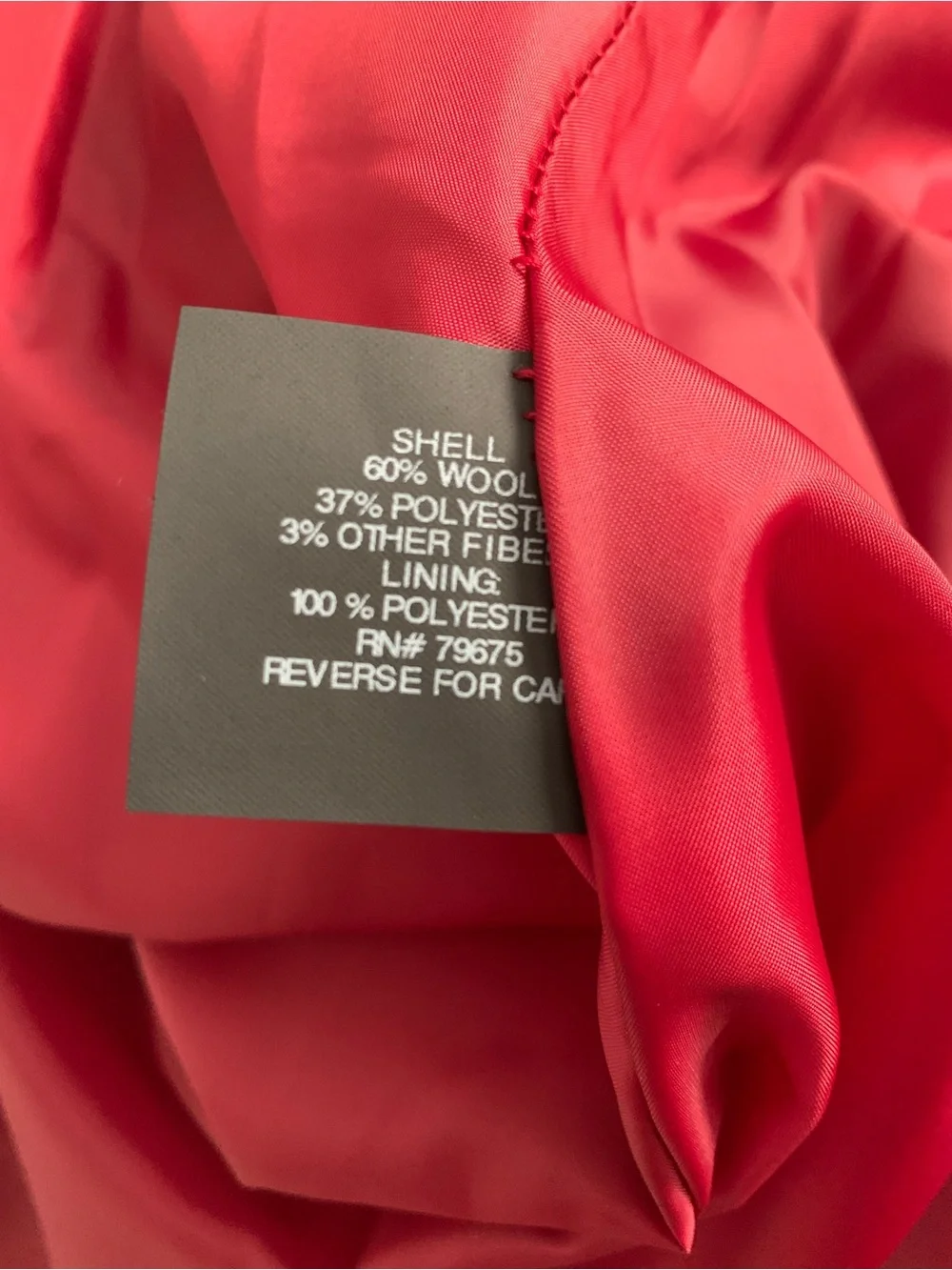 Michael Kors NWT Red Belted Wool-Blend Coat XXL
